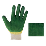 Перчатки хлопчатобумажные износостойкие, ДВОЙНОЙ латексный облив, 13 класс, КОМПЛЕКТ 5 ПАР, LAIMA ЛЮКС