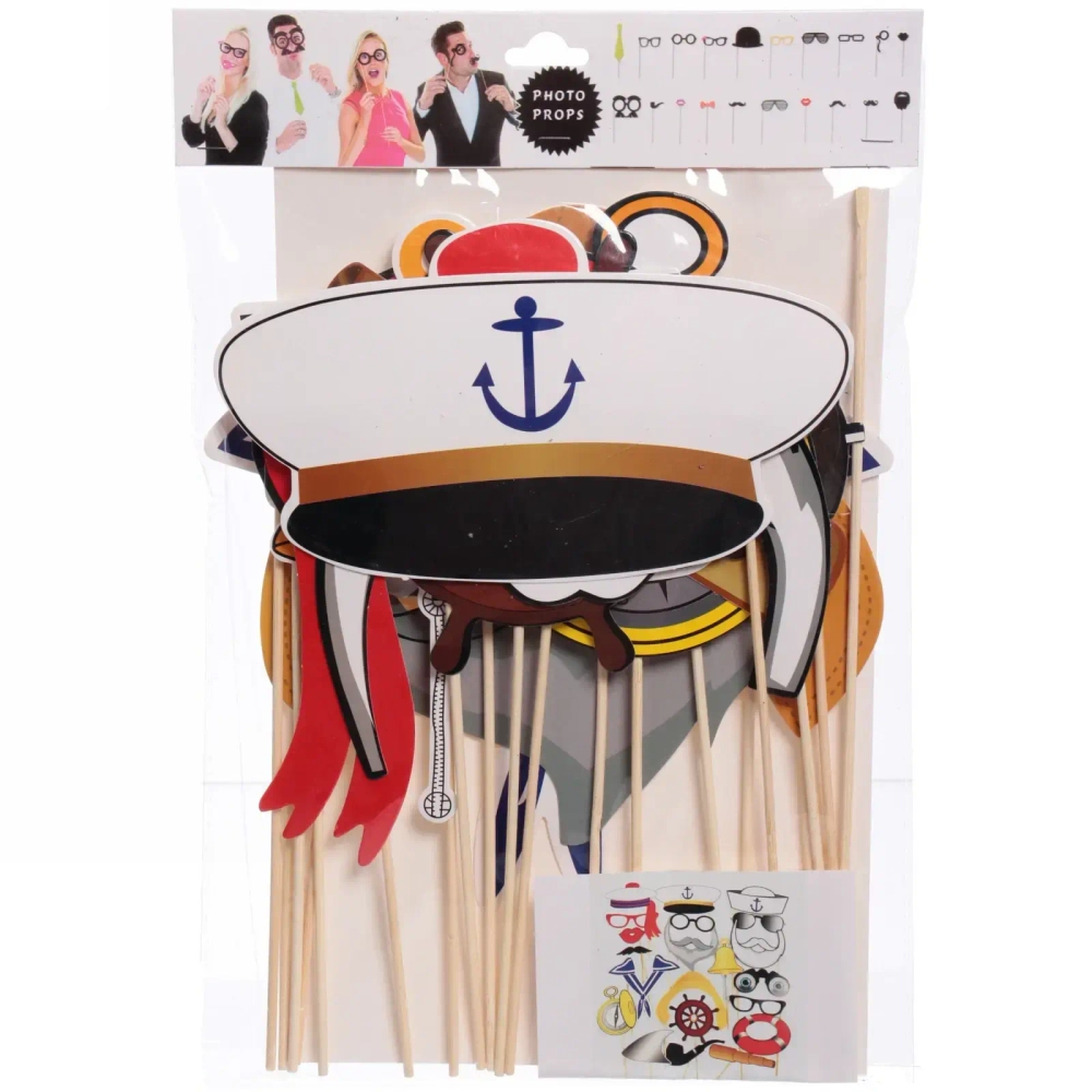 Фотобутафория «Вечеринка на корабле» набор 20 предметов