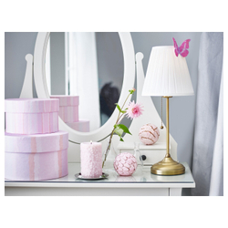 IKEA ÅRSTID  (ИКЕА ÅРСТИД)  -  Настольная лампа, латунь/белый