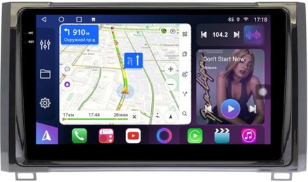 Магнитола для Toyota Tundra 2 2013-2022 - FarCar 8299 монитор 9.5" QLED на Android 14, TS18, CarPlay, 4G SIM-слот