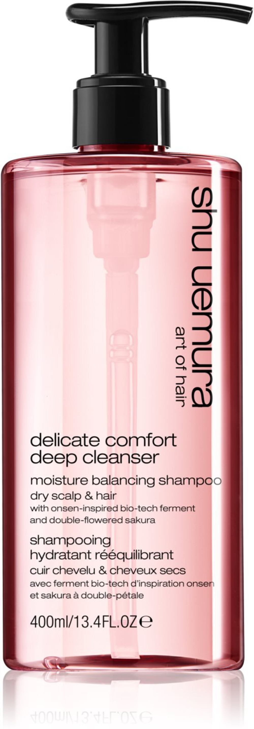 Shu Uemura Deep Cleanser Delicate Comfort - увлажняющий шампунь для сухих волос /   400  ml  / GTIN 3474637091163