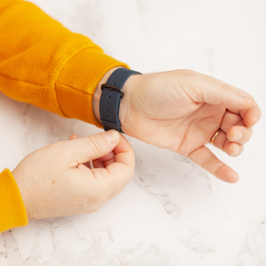 Ремешок для Apple Watch 40/41/42 mm из кожи теленка, цвета синий