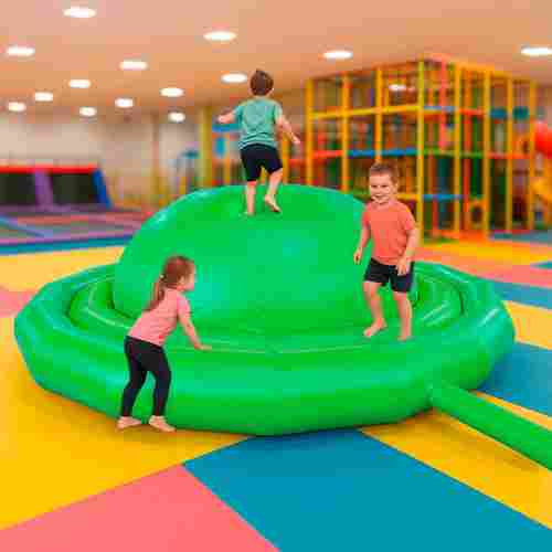 Надувное оборудование «Надувной живот» 3*3*1,2 м, зелёный