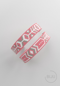 Схема PEYOTE, Схема браслета мозаичное плетение, узор из Miyuki Delica 11/0, файл PDF, №253