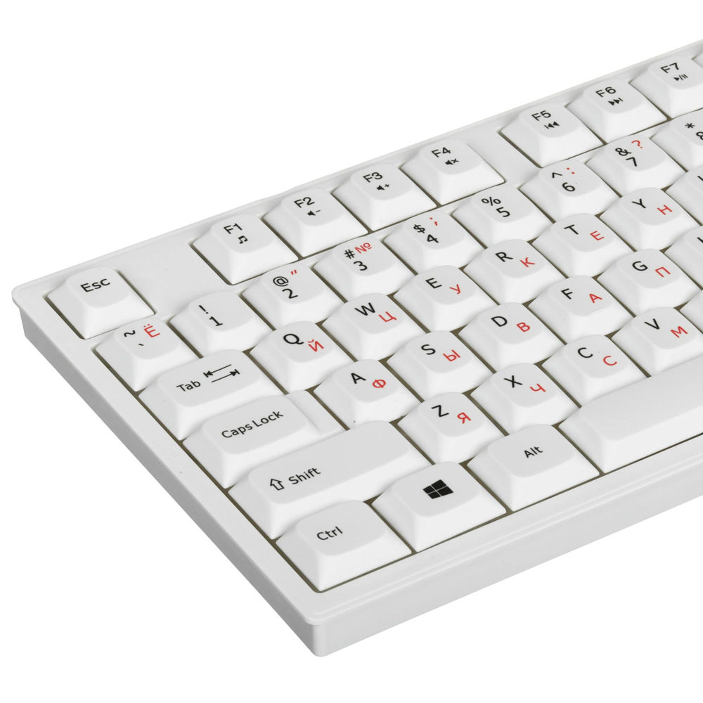 Комплект Gembird KBS-6000-W беспроводной клавиатура+мышь