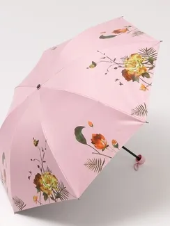 Зонт механический «Нежные цветы», 4 сложения, 8 спиц, R = 49 см, цвет МИКС