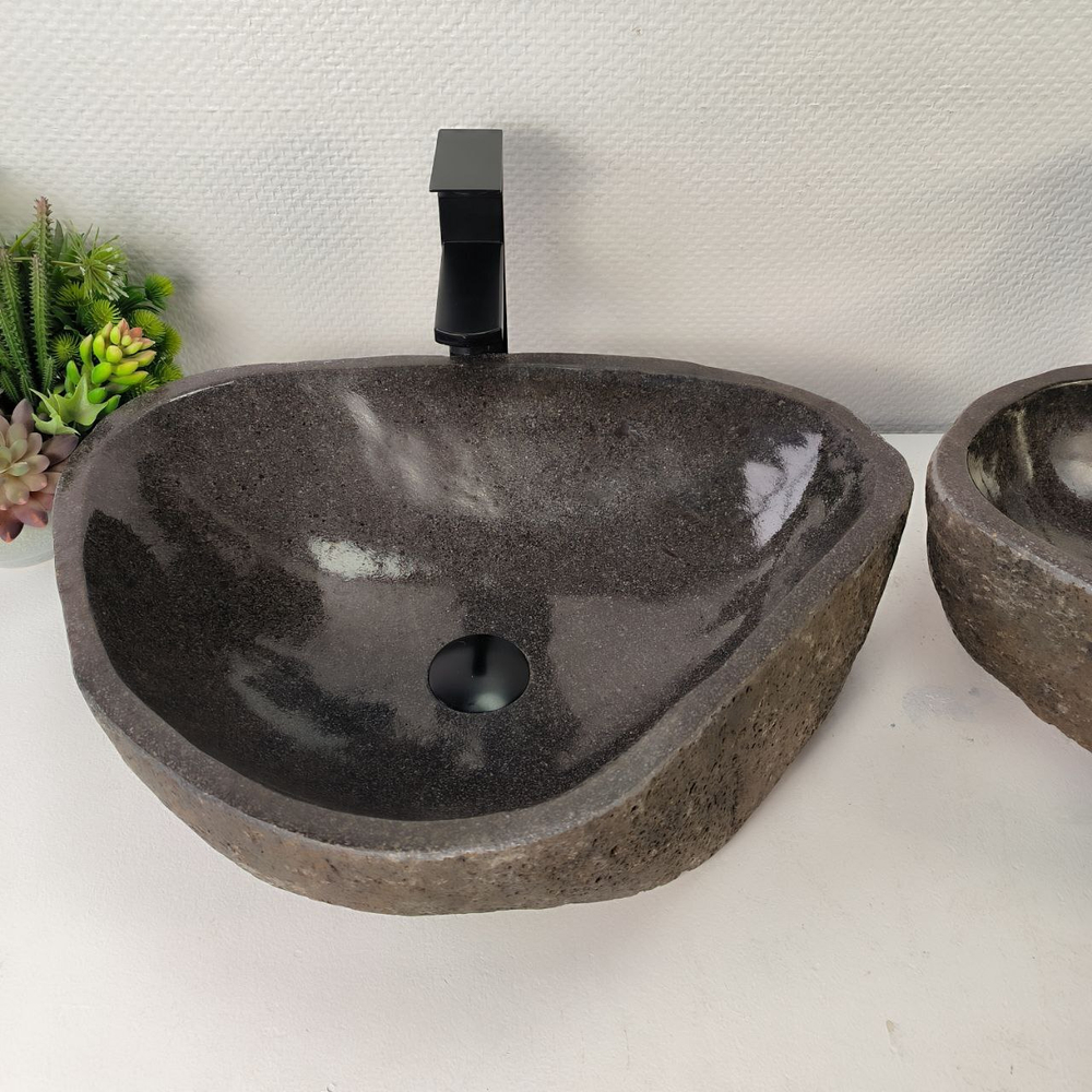 Раковина из речного камня ПАРА! RS-65233 53*42*15 0865