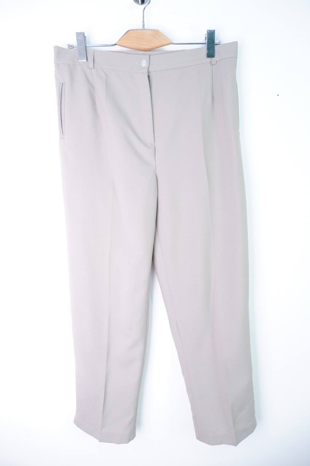 Брюки светлые широкие, визуально 50/52 размер