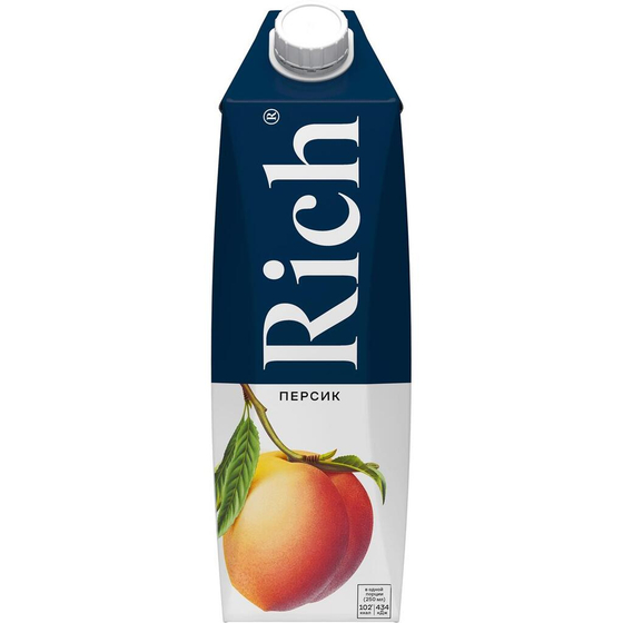 Нектар Персик 1 л "РИЧ" тетрапак [12]