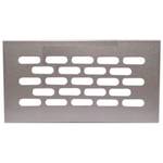 Вентиляционная решетка для подоконника металлическая DECOR/плоская/НС