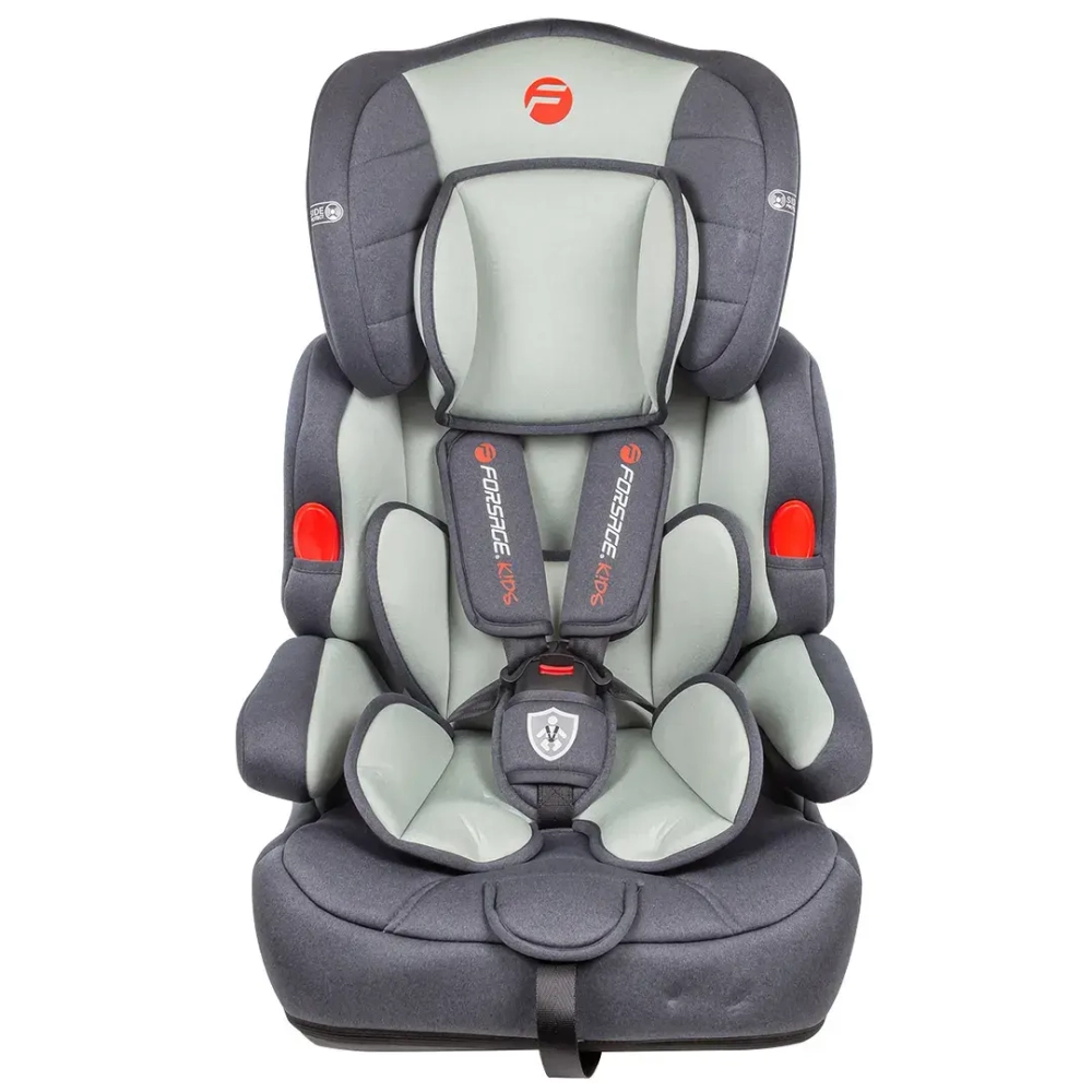 Кресло детское BAB001 Dark Gray/ Light Green 9-36кг FORSAGE kids##KING BAB001 Light Green
