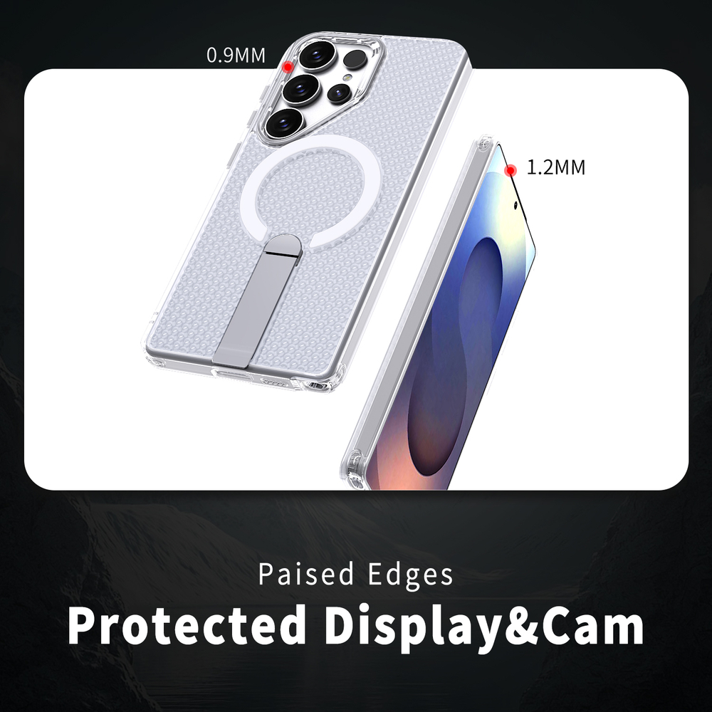 Прозрачный чехол Mesh Pro Magnetic Case для Samsung Galaxy S25 Ultra