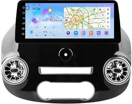 Магнитола для Mercedes-Benz Vito W447 2014-2024 (рамка LUX) - FarCar монитор 12.3" 2K QLED на Android 14, TS10, CarPlay, 4G SIM-слот