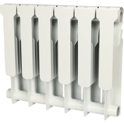 ROMMER Profi BM 350 (BI350-80-80-130)  6 секций радиатор биметаллический (RAL9016)