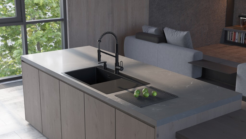 Мойка Omoikiri Aksiame 86-L Side-IN нерж. сталь | Нержавеющая сталь