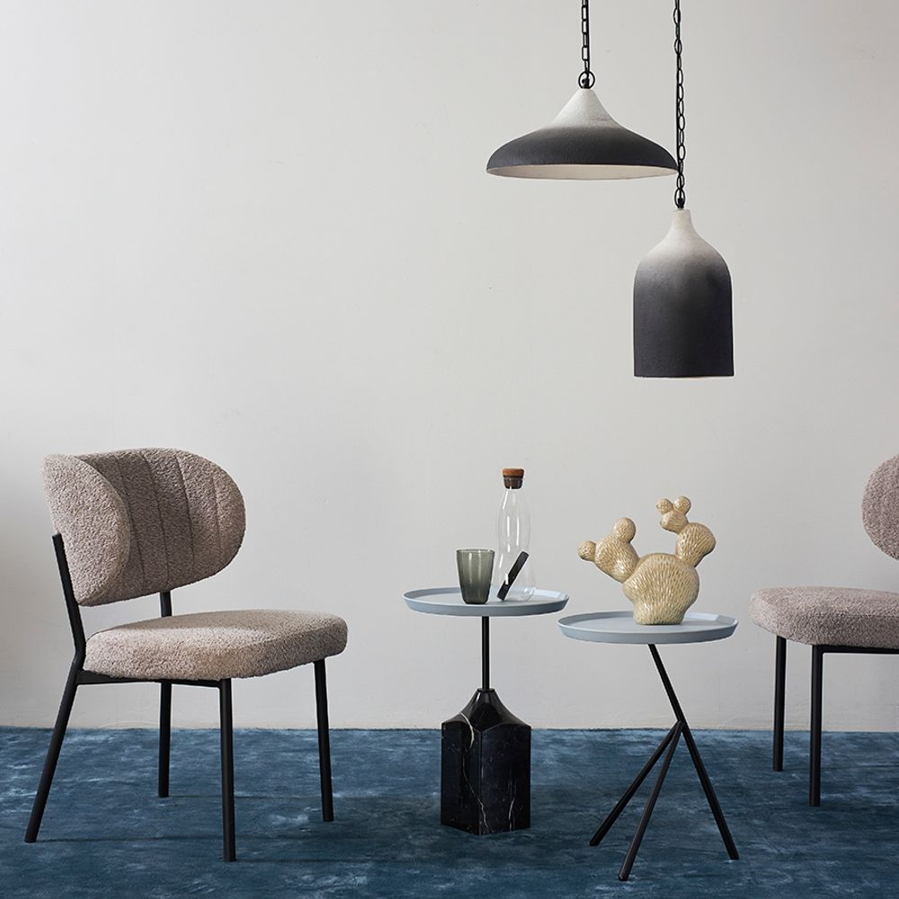 Светильник подвесной Sustainable collection, Ø22х39 см, черный/белый