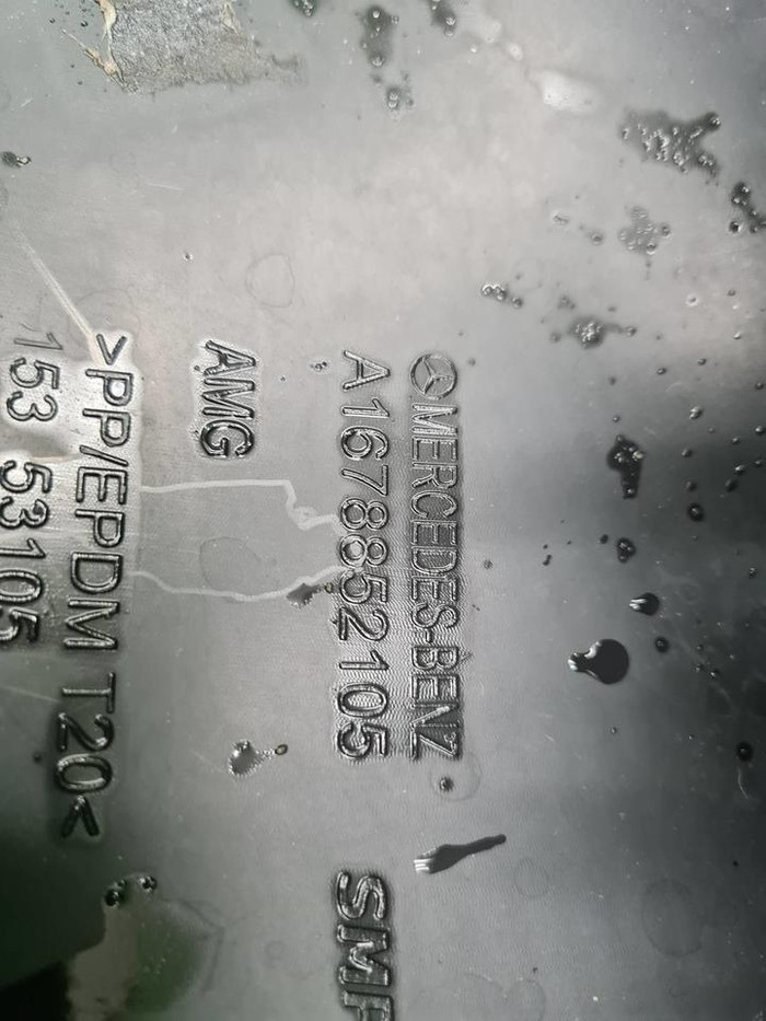 Накладка перед бампера Mercedes GLE V167 18-24 AMG