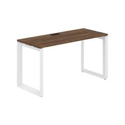 PR.202.DM.O59.WH / Стол 1400х600х750 / профиль: 59х59 белый; столешница: дуб модена