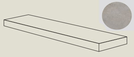 Ступень угловая BLEND CONC.ANG.TOP DX ASH RET правая (PF60006957)