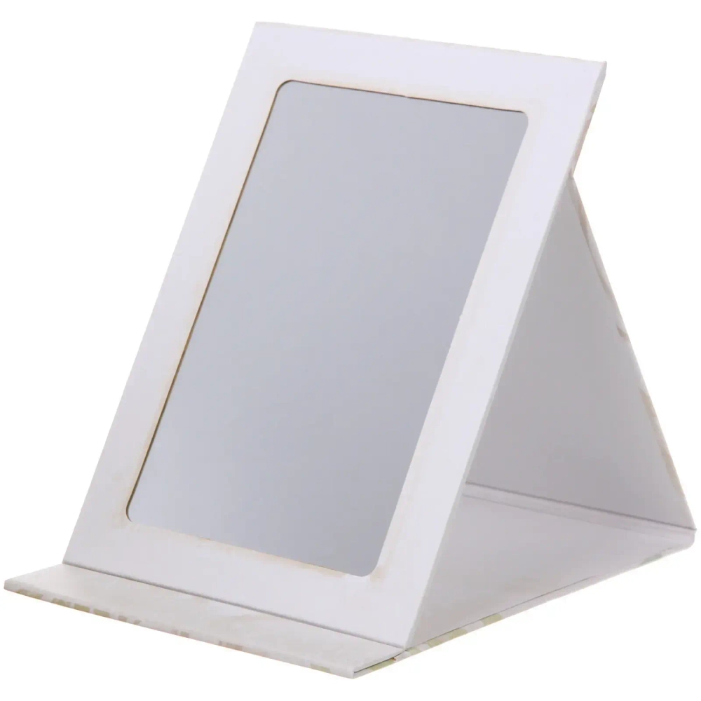 Зеркало косметическое складное «ФОРТУНА БРИ», микс 4 дизайна, тропики, 15*21см