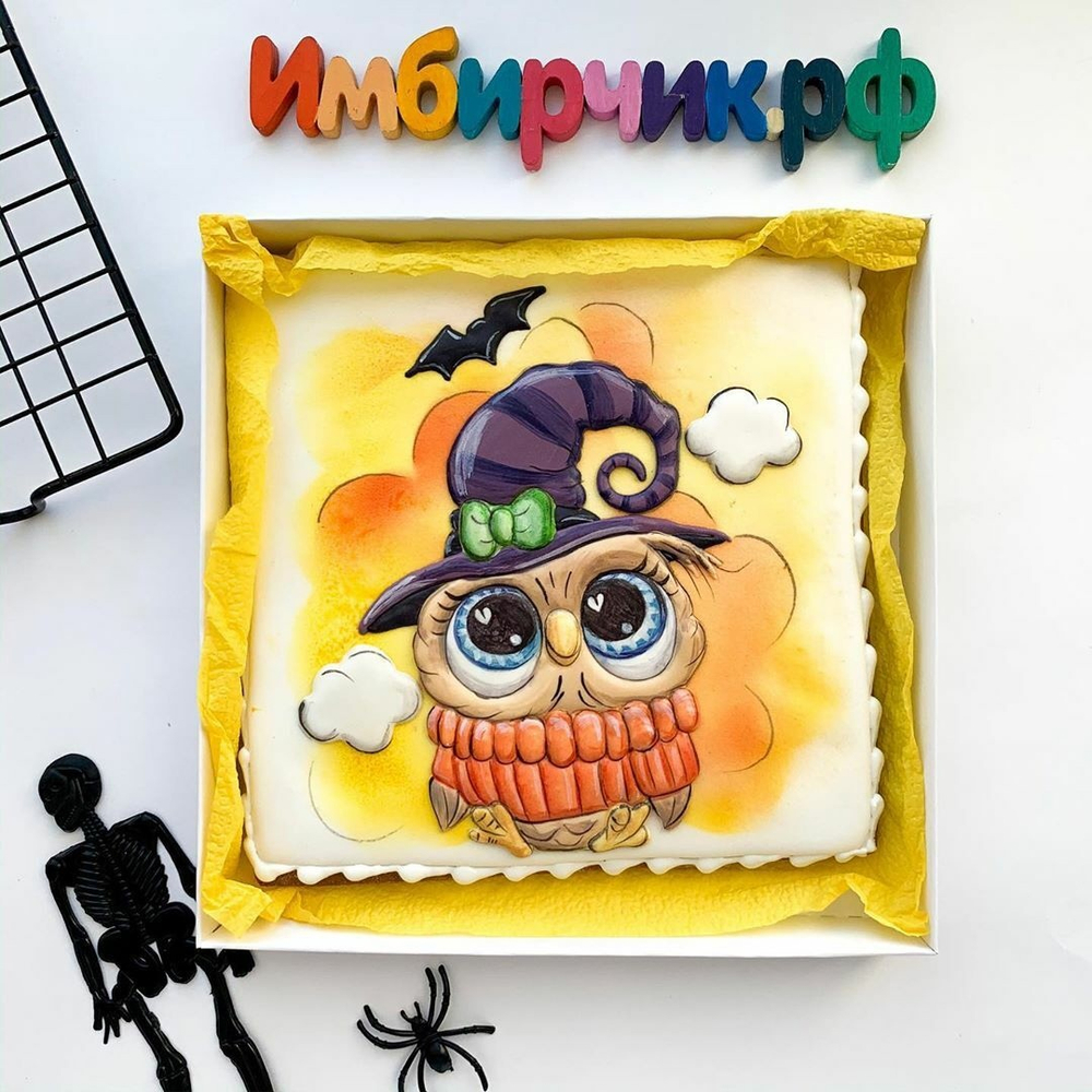 Имбирный пряник Хэллоуин
