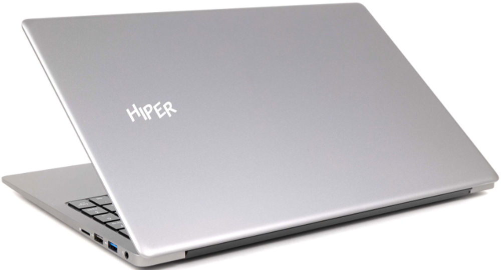 Ноутбук  HIPER OFFICE HLP 15.6 ", Core i5, 8 Гб RAM, 256 Гб SSD, Iris Xe Graphics, Серый