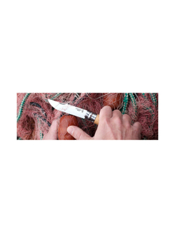 Нож Opinel №8, нержавеющая сталь, рукоять из бука, блистер, 000405