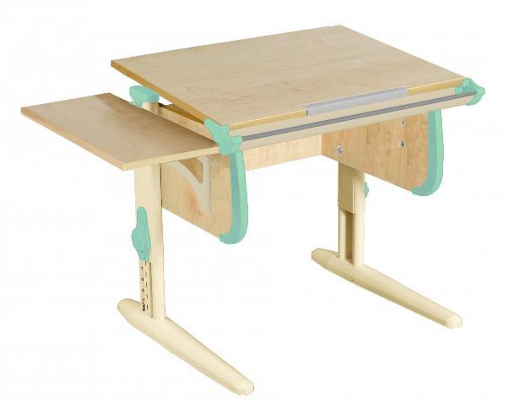 Растущая парта Дэми СУТ 24 с короткой боковой полкой СУТ.24.290 (1020×610 мм)