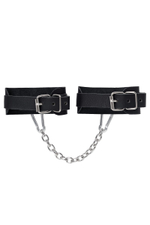 Черные мини-оковы со скруглёнными углами (Цвет: черный)