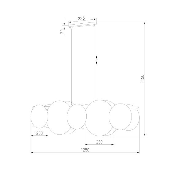 4815 / подвесной светильник / Pulse