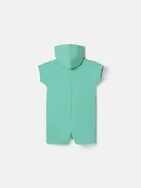 Ромпер на молнии с капюшоном "Зеленая мята"