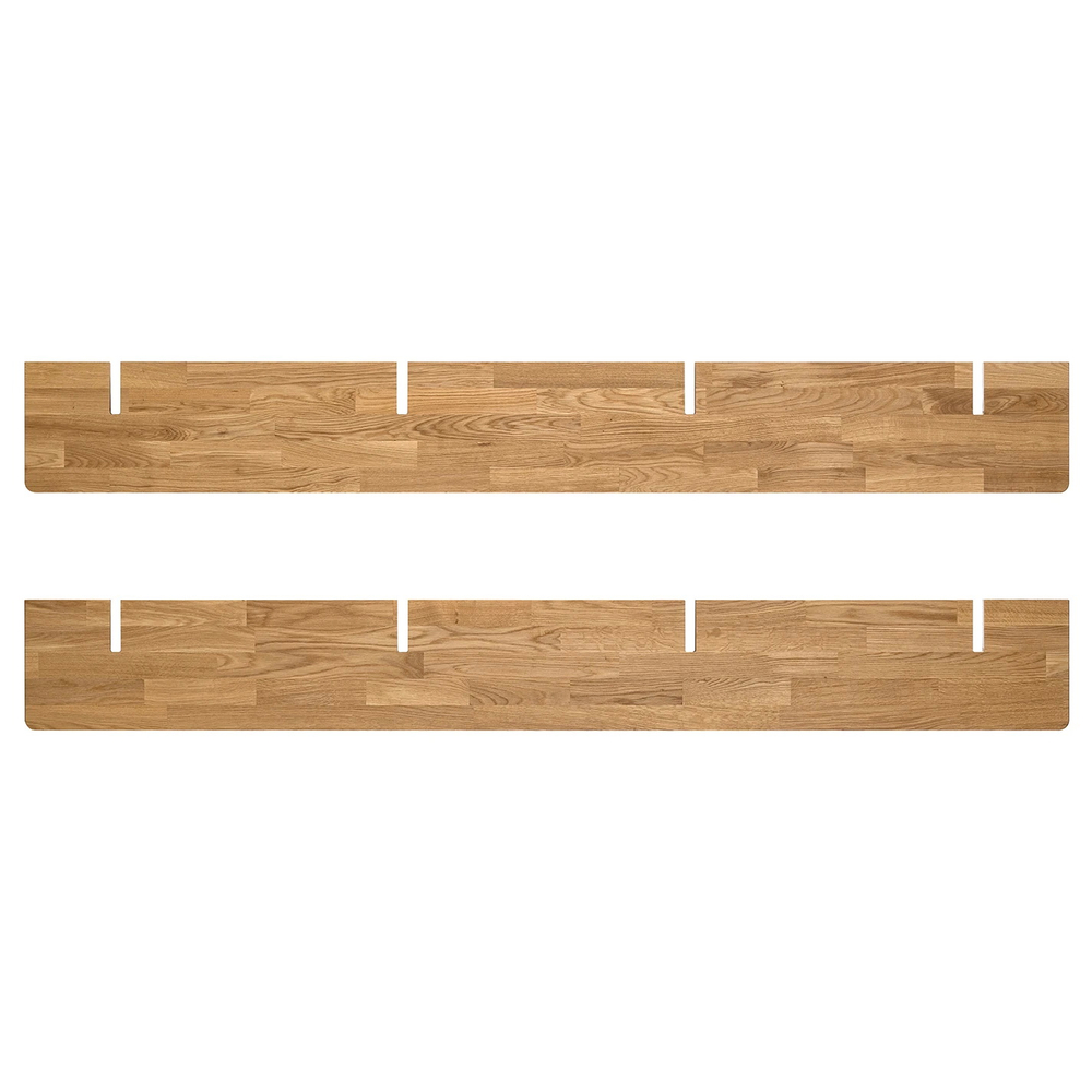 Стеллаж из массива дуба настенный Берг 2