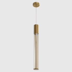 Светильник подвесной Crystal Lux LINEUP SP11W LED BRASS