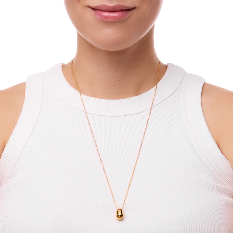 Колье Золотое с Подвеской Шар