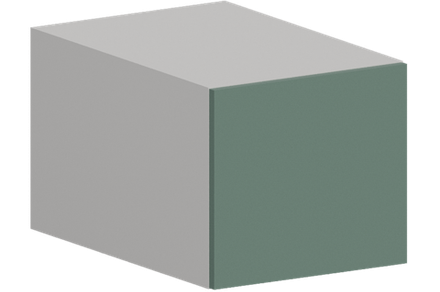 Кухня Модуль ШВГ 410 Вотан / Матовая мята