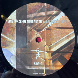 Винтажная виниловая пластинка LP Einsturzende Neubauten Alles Wieder Offen (Germany 2007)