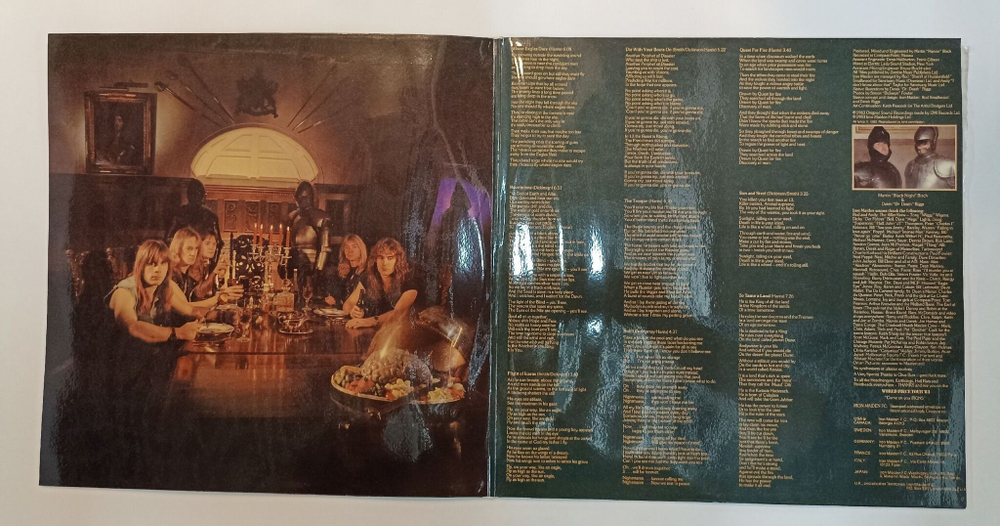 Винтажная виниловая пластинка LP Iron Maiden Piece Of Mind (Россия 1993)