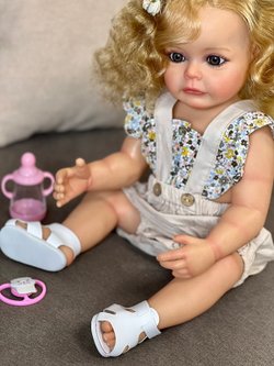 Кукла Реборн виниловая 55см в пакете (FA-001FVA)