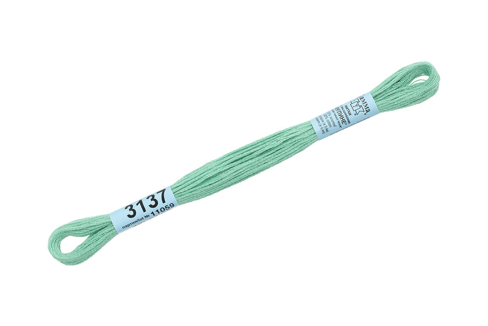 Мулине "Gamma", 100% хлопок , 8 м, №3137