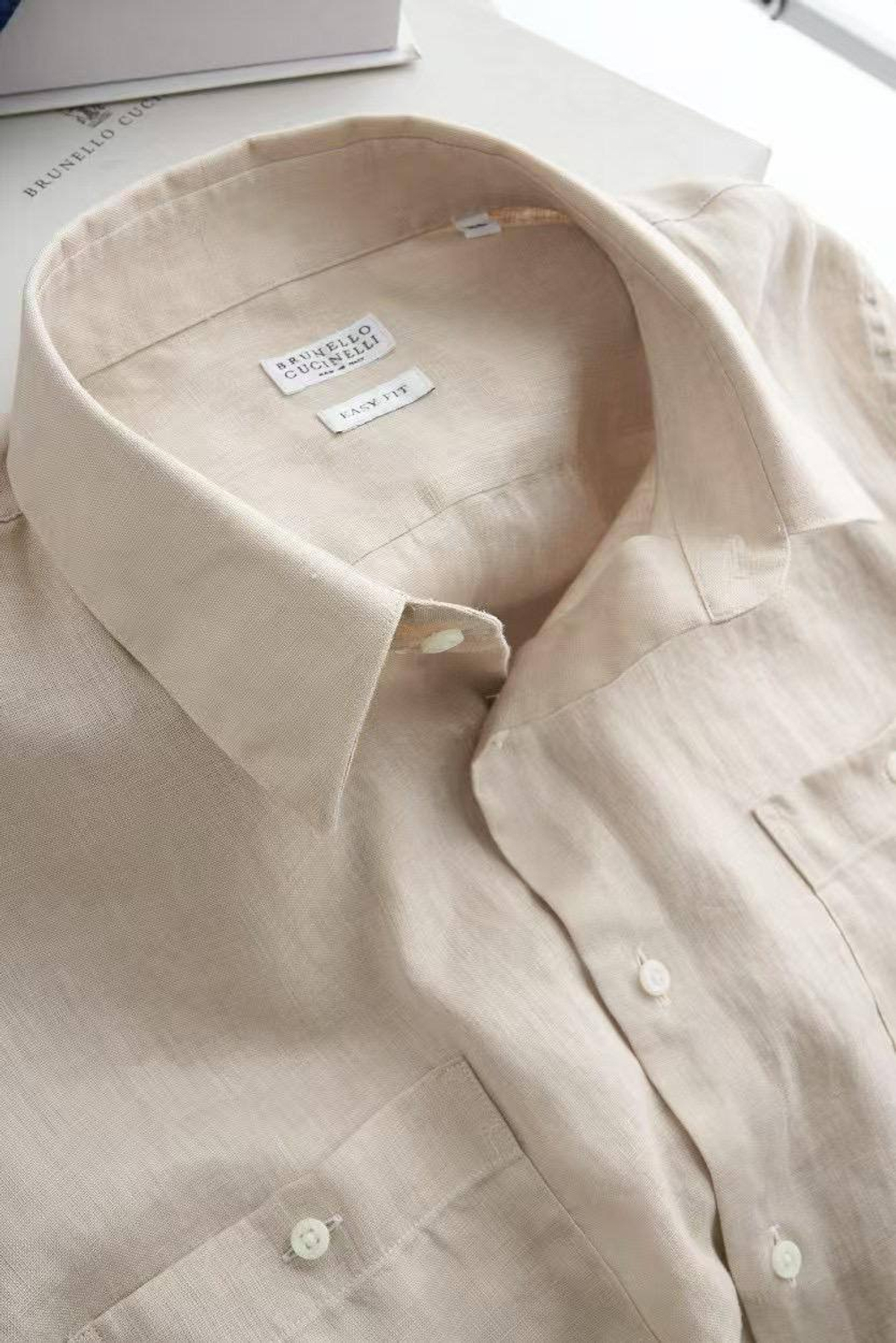 Льняная рубашка Brunello Cucinelli