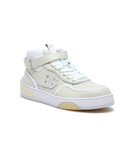 кожаные кроссовки wow 03 BluGirl Blumarine - бежевый(6F2003 P0102)