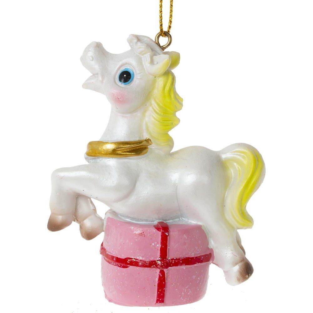 GAEM Фигурка декоративная подвесная "Лошадка", L6 W3 H8 см, 6в.