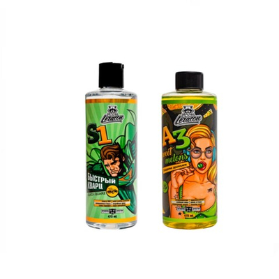 Набор для ручной мойки кузова A3 Сладкие дыньки+ Быстрый блеск S1