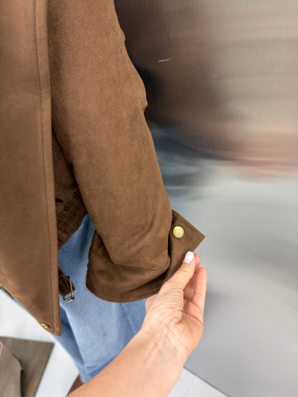 Куртка женская арт. 8681 цвет "коричневый"