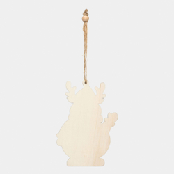 Подвеска на елку или подарок WOODEN RUDOLPH