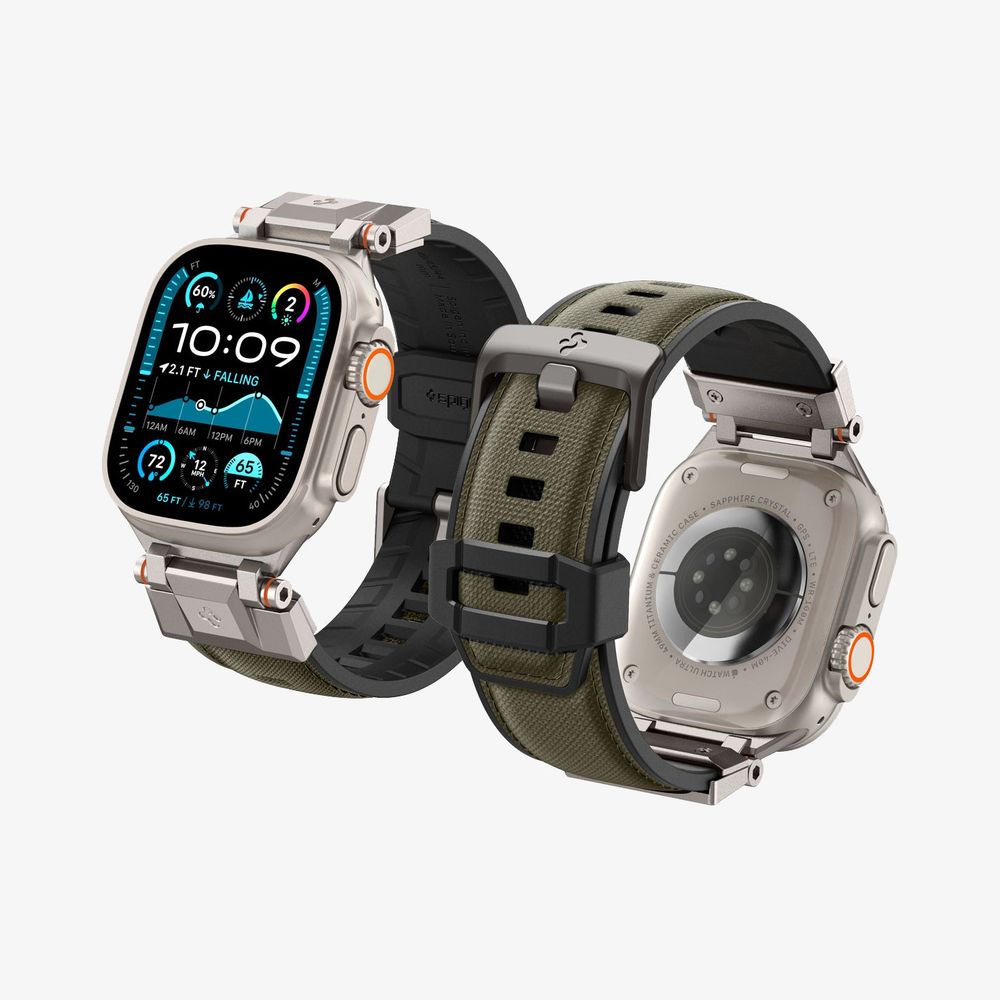 Ремешок Spigen DuraPro Armor, Apple Watch 49mm/46mm/45mm/44mm - military green