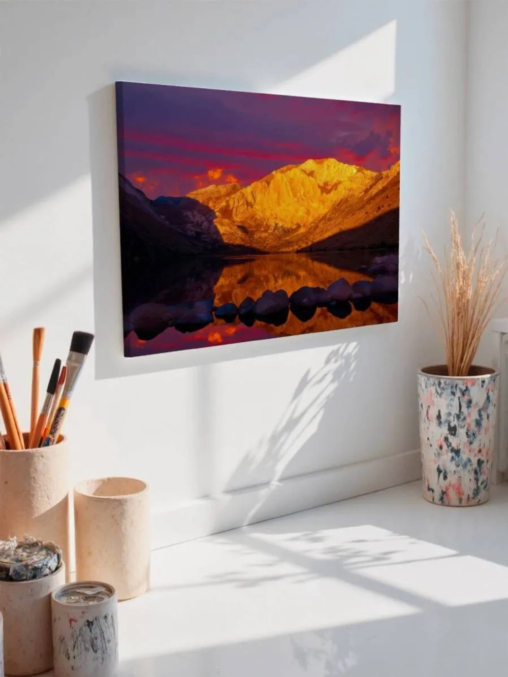 Картина на стену 40 X 50 Горное озеро