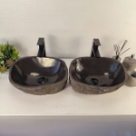 Раковина из речного камня ПАРА! RS-65480 43*35*15 0865