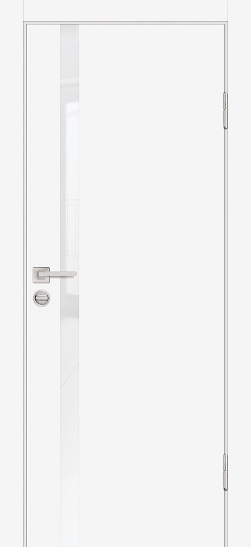 Дверь P-8 / Цвет Белый / белоснежный лакобель / Двери PROFILO PORTE