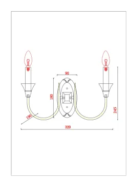 Бра Arte Lamp COLLINETTA